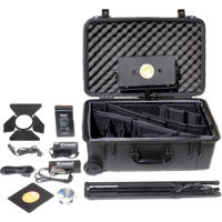 

Frezzi Skylight Single AC/DC V-Mount Light Kit, Includes FLB-100 Battery V-Mount, FLC-1 Charger for Battery, SLBD-C Barn Door Combo Diffuser/CTO, FHMS 7' Heavy-Duty Stand, SPT-R 24 Degree Spot Reflector, SPT-F 50 Degree Flood Reflector, TC9 Travel Case