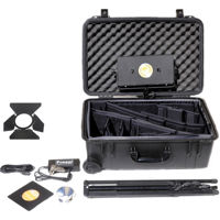 

Frezzi Skylight Single AC V-Mount Light Kit without Charger, Includes SLBD-C Barn Door Combo Diffuser/CTO, FHMS 7' Heavy-Duty Stand, SPT-R 24 Degree Spot Reflector, SPT-F 50 Degree Flood Reflector, TC9 Travel Case