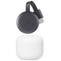 

Google Nest Chromecast Gen3 - With Google Nest Wi-Fi Router, Snow