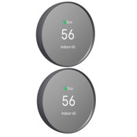 

Google Nest 2 Pack Thermostat, Charcoal