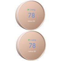 

Google Nest 2 Pack Thermostat, Sand