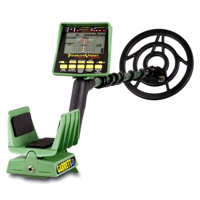 

Garrett GTI 2500 Metal Detector Pro-Package with 9.5" and 12.5" PROformance Imaging Search Coils and MS-2 Headphones, 7.2kHz