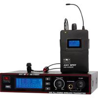 

Galaxy Audio Any Spot AS-1400 Wireless Personal Monitor System, Includes AS-1400T Transmitter, AS-1400R Bodypack Receiver and EB4 Ear Buds (Pair), Frequency M: 516 to 558MHz
