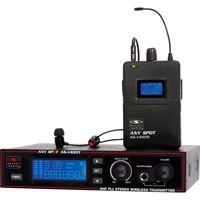 

Galaxy Audio Any Spot AS-1400 Wireless Personal Monitor System, Includes AS-1400T Transmitter, AS-1400R Bodypack Receiver and EB4 Ear Buds, Frequency Code M: 516 to 558MHz