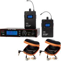 

Galaxy Audio AS-1410-2M Wireless In-Ear Twin Pack Monitor System with EB10 Earbuds, M: 516 to 558MHz