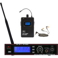 

Galaxy Audio Any Spot AS-1410 Wireless Personal Monitor System, Includes AS-1400T Transmitter, AS-1400R Bodypack Receiver and EB10 Ear Buds, Frequency Code M: 516 to 558MHz