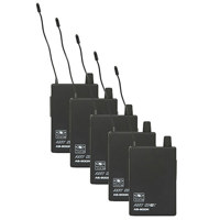 

Galaxy Audio AS-900RC-5 Bodypack Receiver for AS-900 Wireless Monitor System, K5/646.7MHz, 5 Pack