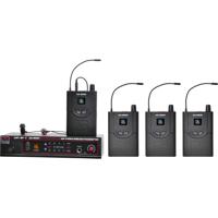 

Galaxy Audio Any Spot AS-950-4 Wireless Personal Monitor Band Pack System, Includes Transmitter, 4x Bodypack Receiver and 4x EB4 Earbuds, Frequency N: 518-542 MHz
