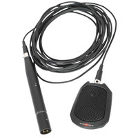 

Galaxy Audio BN-218S Cardioid Condenser Surface Mount Boundary Microphone with Roll Off Switch, 50-18kHz, -65dB Sensitivity, 3-Pin XLR Male Connector, Black
