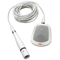

Galaxy Audio BN-218S Cardioid Condenser Surface Mount Boundary Microphone with Roll Off Switch, 50-18kHz, -65dB Sensitivity, 3-Pin XLR Male Connector, White