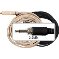 

Galaxy Audio ES3/HS3 Headset Replacement Cable with 2.5mm Locking Wired for Galaxy ECD and VHF Systems, Black