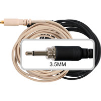 

Galaxy Audio CBL3ECD Replacement HS3/ES3 Headset Cable with 2.5mm Locking Connector for ECD, VES, or VSC Systems, Beige