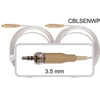 

Galaxy Audio Replacement Cable for HSM24 Headset Microphone and Wired for Most Sennheiser Systems with 3.5mm Locking Connector