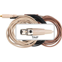 

Galaxy Audio ESS/HSD/HSE/HSH Headset Replacement Cable with TA4F Wired for Most Shure Systems, Beige