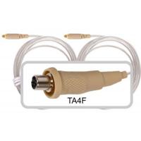 

Galaxy Audio Replacement Cable for HSM24 Headset Microphone and Wired for Most Shure Systems with TA4F Connector
