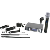 

Galaxy Audio CTS Series Handheld System, Includes CTSR Receiver and HH85 Handheld Transmitter, 920 Selectable UHF Frequencies, Code D: 584-607 MHz