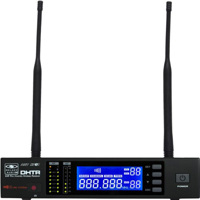 

Galaxy Audio DHT Wireless Super Cardioid Handheld Microphone System, CODE L 655-679MHz, Includes DHTR Receiver, HH64SC Handheld Transmitter, Single Rack Mount