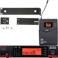 

Galaxy Audio Any Spot DHX Wireless Microphone System, Includes DHXR Receiver and MBP77 Bodypack Transmitter, Frequency N: 518 - 542MHz