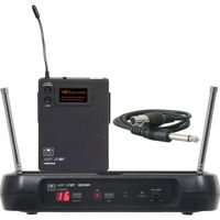 

Galaxy Audio ECMR/52GTR 16-Channel Wireless Guitar System, D/584-607MHz, Includes ECMR Receiver, MBP52 Bodypack Transmitter, AS-GTR Guitar Cable