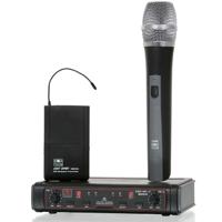 

Galaxy Audio EDX Wireless Microphone System, Includes EDXR Dual Channel Receiver, HH38 Handheld Transmitter, MBP38 Beltpack Transmitter and HS13-UBK Headset Microphone, Frequency Range D: 584-607 MHz