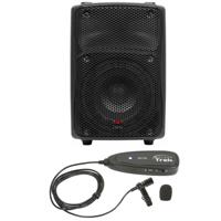 

Galaxy Audio Trek Series GT-V Battery-Powered Wireless Lavalier Microphone System with GPS-8 2-Way Portable PA System