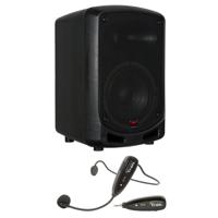 

Galaxy Audio Trek Series GT-S Battery-Powered Compact Wireless Headset Microphone System with TQ6 Battery-Powered Portable PA System