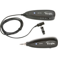 

Galaxy Audio Trek Series GT-V Battery-Powered Compact Wireless Lavalier Microphone System, Includes Transmitter and Receiver