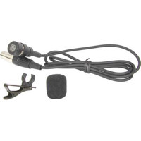 

Galaxy Audio LV-U3 Uni-Directional Lavalier/Lapel Microphone with TA3F Connector, 50Hz-19kHz Frequency Response, 2kOhms Impedance