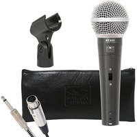 

Galaxy Audio RT-66 Dynamic Cardioid Vocal Microphone with On/Off Switch & 1/4" Cable (P Option), 50Hz-15kHz Frequency Response, 250 Ohms Impedance