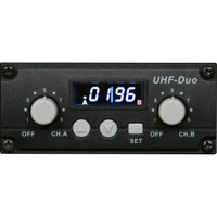 

Galaxy Audio TV5-DREC UHF Dual Receiver for TV8, TV5i & TV5X PA System, Frequency Band K9: 640-660MHz