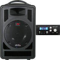 

Galaxy Audio TV8 Traveler Portable Wireless PA Speaker System with Single Channel Receiver, Frequency 640 to 664MHz