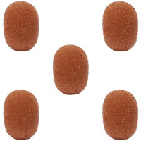 

Galaxy Audio WS-HSO Replacement Windscreen for Omni Headset Microphones, Pack of 5, Cocoa