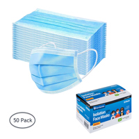 

General Brand Kids Disposable 3-Ply Fabric Face Mask (Box of 50) - CPSIA Approved