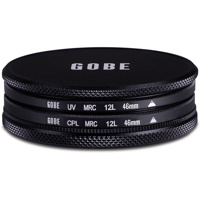 

Gobe The Duet 1Peak 46mm Japan Optics 12-Layer MRC Filter Kit, Includes UV and CPL Filter