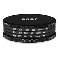 

Gobe 58mm 16-Layer MRC Neutral Density Filter Kit, Includes ND4 0.6 (2-Stops), ND16 1.2 (4-Stops), ND32 1.5 (5-Stops) Neutral Density Filter