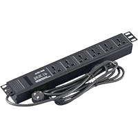 

Gator Cases GE-PDU-6-UL 6 Outlet Power Strip, Rack Mountable