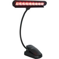 

Gator Cases Frameworks Clip-on LED Music Lamp with Adjustable Neck for Music Stands, Red