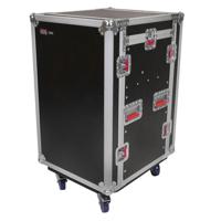 

Gator Cases G-TOUR 10X12 PU ATA Wood Flight Pop-Up Console Rack Case with Casters, 10U Top, 12U Bottom