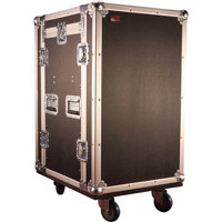 

Gator Cases G-TOUR 10X14 PU ATA Wood Flight Pop-Up Console Rack Case with Casters, 10U Top, 14U Bottom