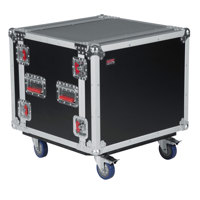 

Gator Cases 8U Shock Audio Road Rack Case with Casters