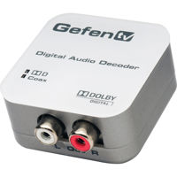 

Gefen Gefen Digital Audio Decoder, 500Ohms Output Impedance