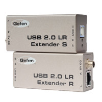 

Gefen USB 2.0 LR Extender with Sender & Receiver Units, 480 Mbps USB 2.0 Speed
