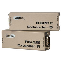 

Gefen RS-232 Serial Extender with Sender & Receiver, 115200 Baud Data Transmission Rate