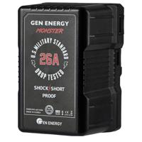 

GEN Energy G-B100 14.4V 390Wh Lithium-Ion V-Mount Battery