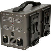 

GEN Energy G-CB100 4-Channel Simultaneous V-Mount Charger & Power Station