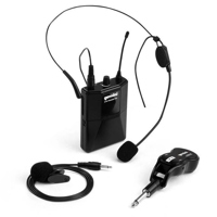 

Gemini GMU-HSL100 UHF Wireless Headset/Lavalier Microphone System