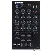 

Gemini MXR-01BT 2-Channel Professional DJ Mixer with Wireless Bluetooth