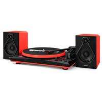 

Gemini TT-900BR Vinyl Record Player Turntable with Bluetooth and Dual Stereo Speakers, Black/Red