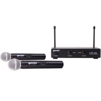 

Gemini UHF-02M Dual Channel Wireless System, Includes UHF Receiver and 2x Handheld Microphone