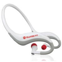 

GoGroove BlueVIBE F1T IPX4 Water Resistant In-Ear Bluetooth Sports Stereo Headphones with Built-In Microphone, White